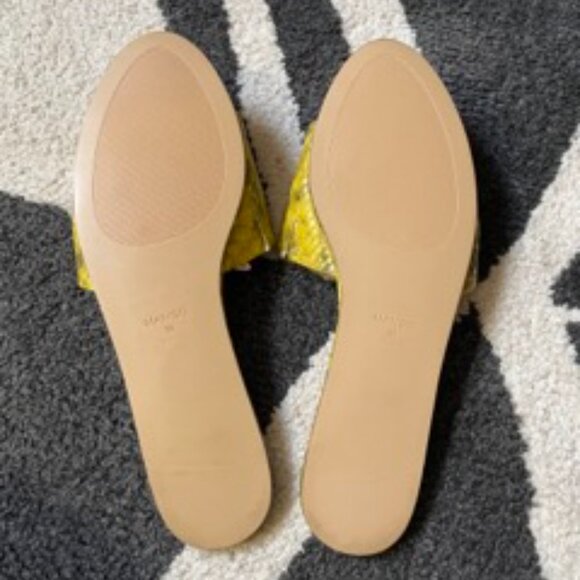 Catania Sandals Yellow Snake by M.N.G | Size 38 | New - Picture 5 of 5